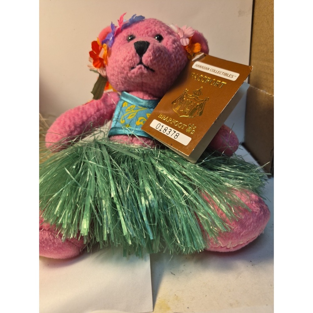 Lokelani Hawaiian Collectible BEARFOOT Bear and RABBIT Friend Plush Stuffed Toy